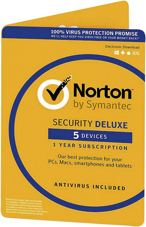 Antivirus Symantec Norton Security Deluxe 30 Fr Version Complète 1