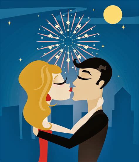 Elife The Traditional New Year S Eve Kiss