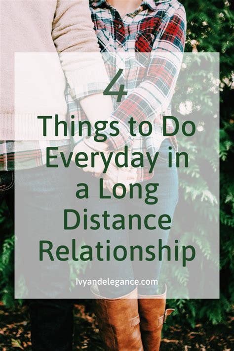 4 Things To Do Everyday In A Long Distance Relationship Distance