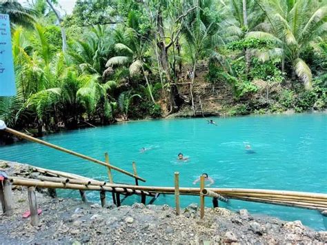 A Piece Of Natures Beauty Blue Hole Spring In Tuburan