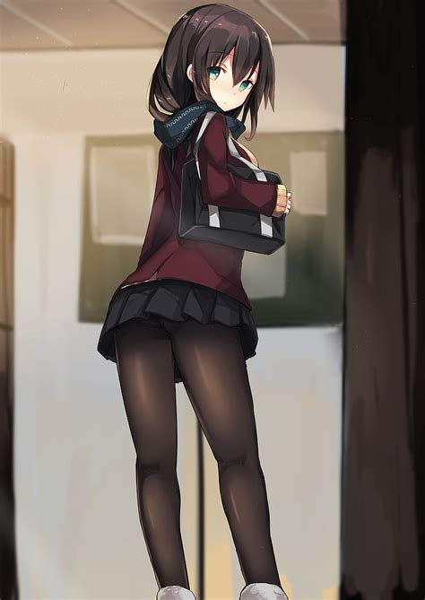 3840x2160px Free Download Hd Wallpaper Black Haired Girl Illustration Anime Girls