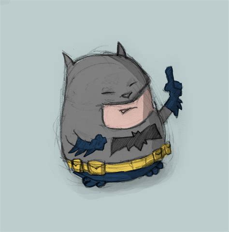 Cute Batman By Spudart On Deviantart