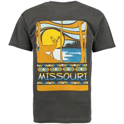 College Missouri Tigers Scenic Comfort Colors T Shirt Black Missouri Tigers College Sports