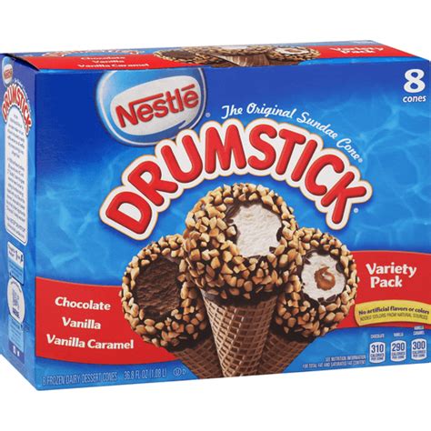 Drumstick Drumstick Drumstick Chocolate Vanilla Vanilla Caramel