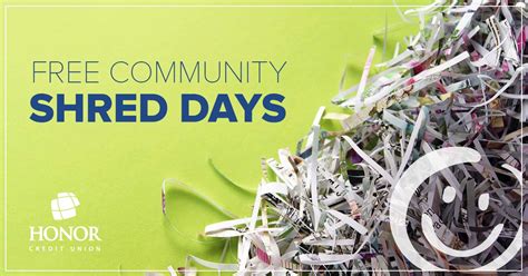 Honor Announces 2021 Community Shred Day Schedule Honor Credit Union
