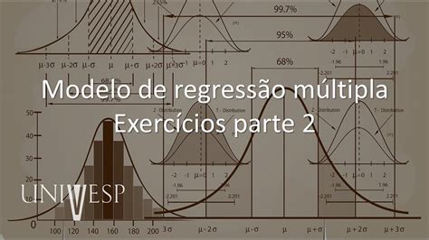 Modelagem E Inferência Estatística Modelo De Regressão Múltipla Exercícios Parte 2 Youtube