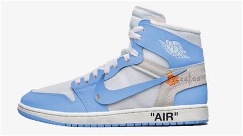 the off white air jordan 1 unc has a release date weartesters