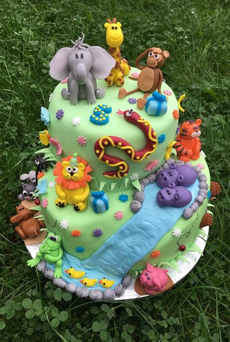 Animal Cake Decorated Cake By Janinka Cakesdecor