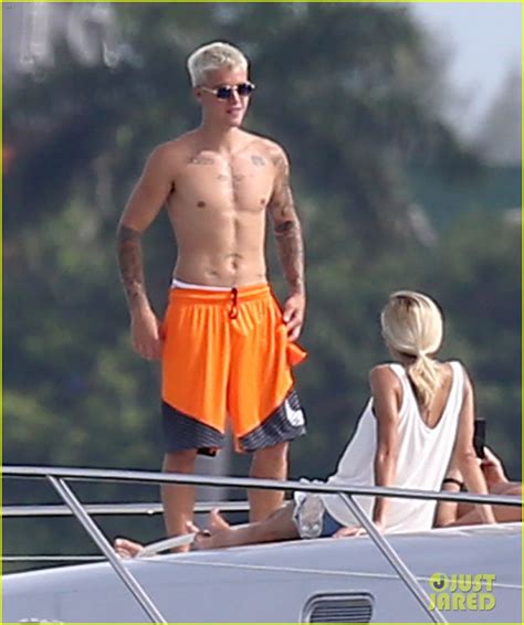 Justin Bieber S White Underwear Turns See Through While Wakeboarding In
