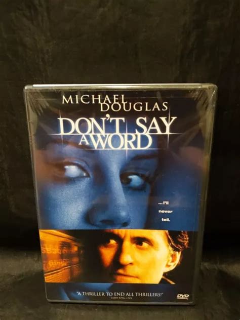 Dont Say A Word Dvd 2002 Michael Douglas New Sealed 739 Picclick