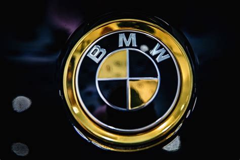 Golden Bmw Logo