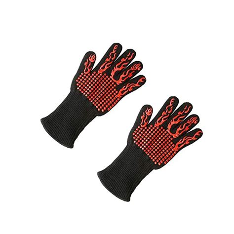 Degrees High Temperature Resistant Gloves Microwave Oven Kitchen Bbq Gloves Anti Scalding