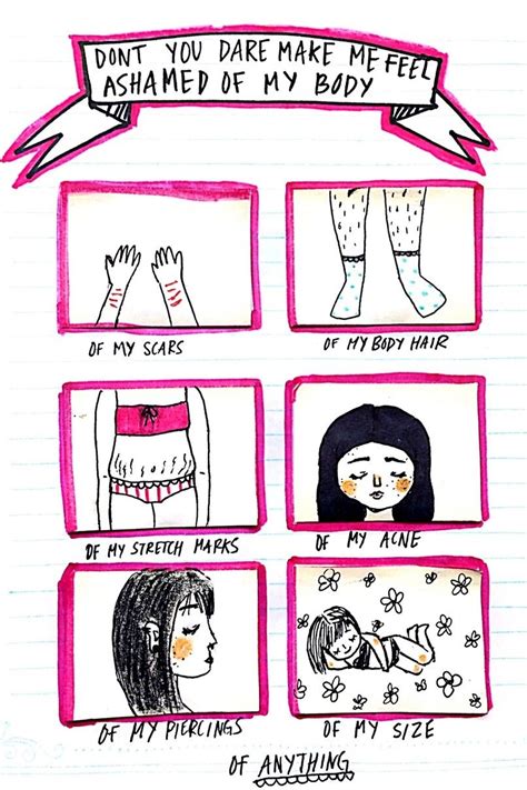Body shaming cartoon 3 of 32. STOP HATING YOUR BODY | Feminism, Självförtroende ...