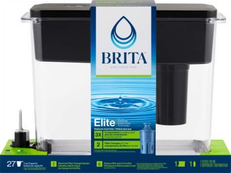 Brita UltraMax Extra Large Black Cup Filtered Water Dispenser With Elite Filter Ct Frys