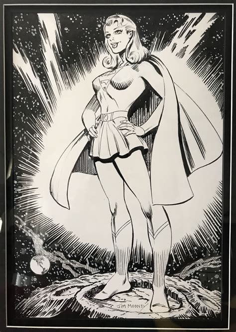 Supergirl By Jim Mooney Comic Art Comic Art Cool Art Art