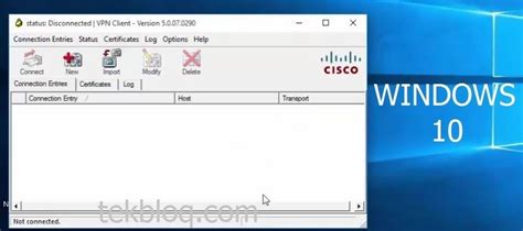 Anyconnect headend deployment package (windows 10 arm64)login and service contract required. Install Cisco VPN Client on Windows 10 | TekBloq