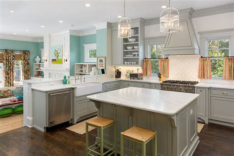 Colorful And Cheery Transitional Kitchen Atlanta By Colordrunk