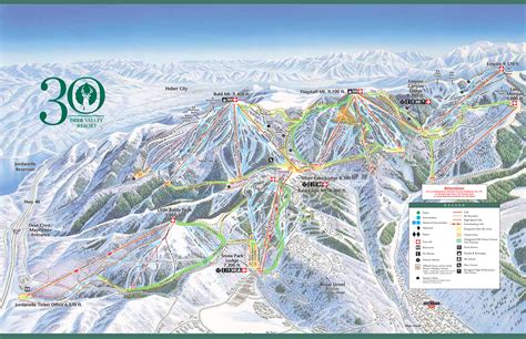 Deer Valley Piste Maps And Ski Resort Map Powderbeds