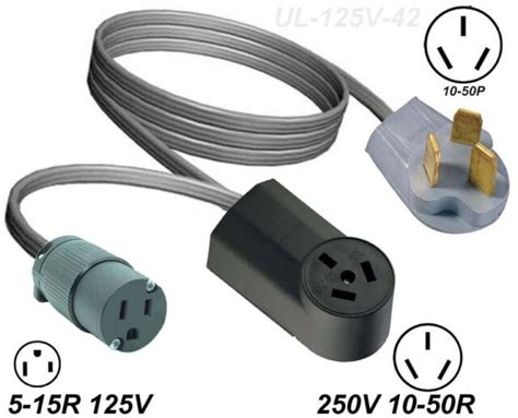 Range Stove Oven Gas Electric Y Adapter 10 50p Plug 10 50r 5 15r Wall