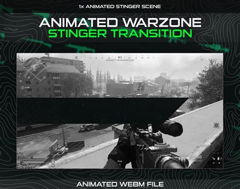 Warzone Animated Twitch Stinger Transition For Call Of Duty Etsy