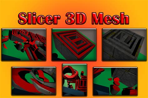 Slicer 3d Mesh Modeling Unity Asset Store
