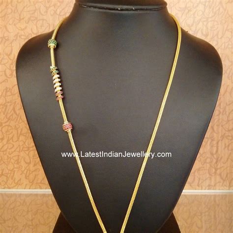 Thali Chains With Spiral Mogappu Gold Mangalsutra Designs Gold Chain