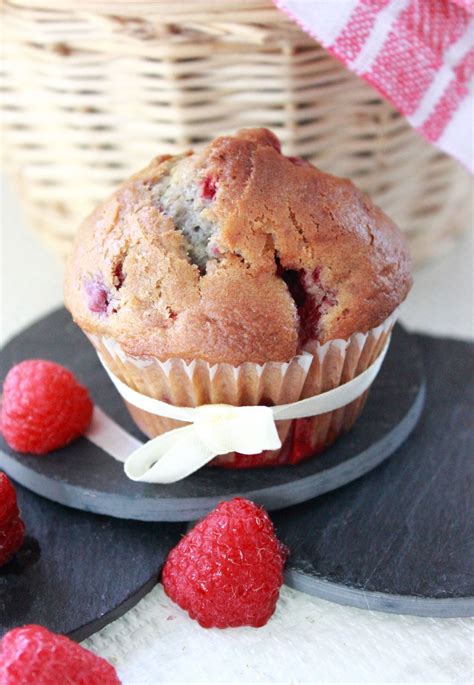 Muffins Framboises et Chocolat Blanc