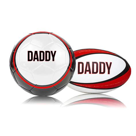 Daddys Rugby Ball By We Print Balls