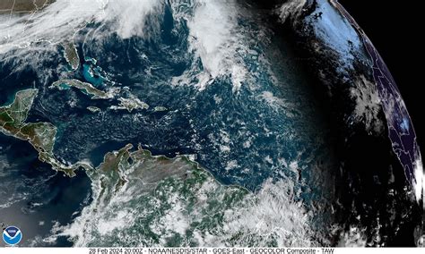 Tropical Atlantic Satellite View Satellite