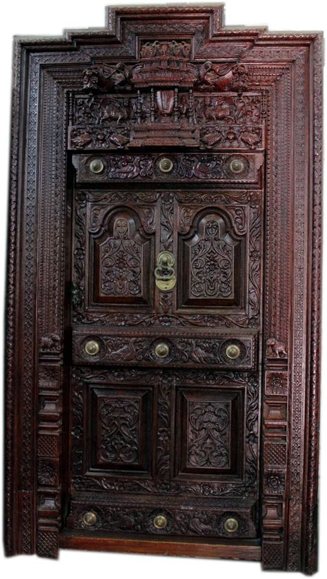 A Classical Door Give Vintage Looks To Your Home And Show Some Indian