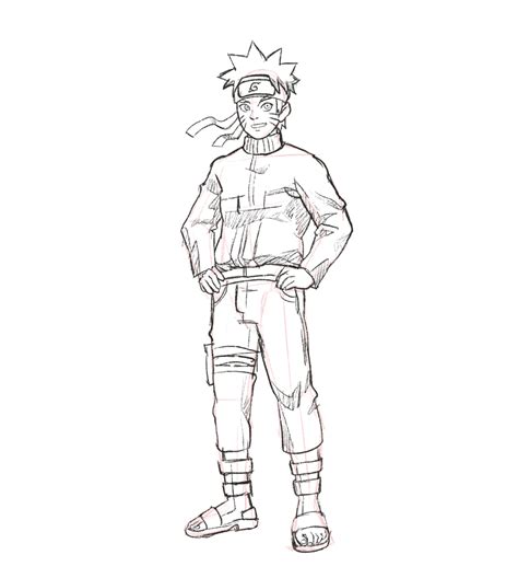 Aggregate More Than 74 Naruto Full Body Sketch Best Ineteachers