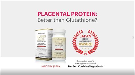 Mosbeau Placenta White Advanced Food Supplement Youtube