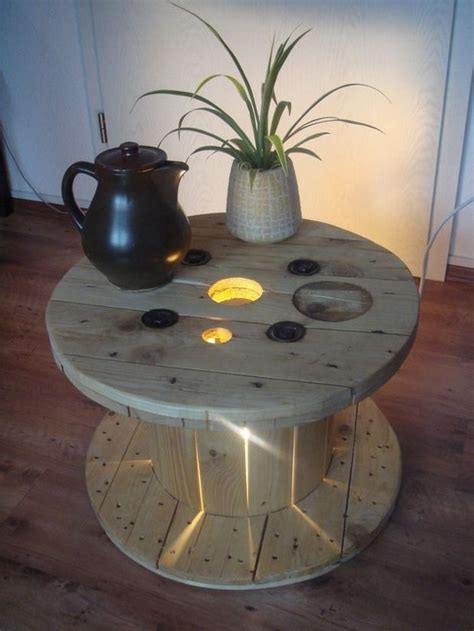 15 Diy Wood Wire Spool Furniture Ideas And Tutorials Spool Furniture