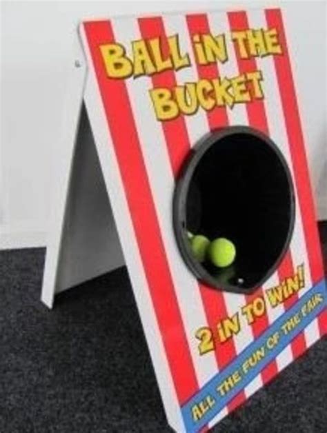 Side Stall Games Sales Ball In The Bucket A Frame Ball In The