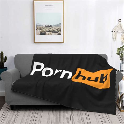 3d Printed Pornhub Logo Blankets Comfortable Soft Flannel Sprint Amuse Porn Hub T Throw
