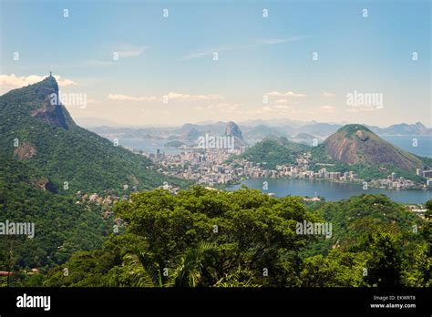 Rio De Janeiro Brazil View Of The Dramatic Natural Skyline From The