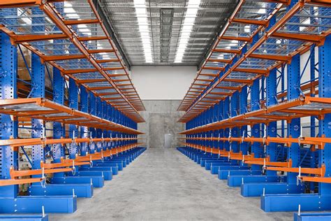 Feet Orange And Blue Industrial Storage Racks Material Grade SS Rs Piece ID