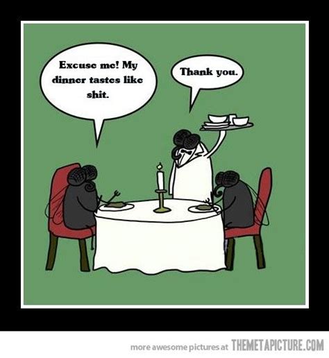 think i know the waiter funny images funny pictures cartoon jokes