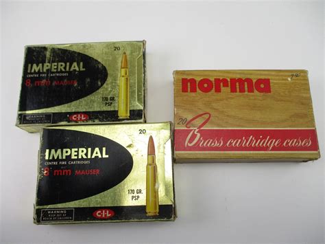 Assorted 8mm Mauser Ammo Switzers Auction And Appraisal Service