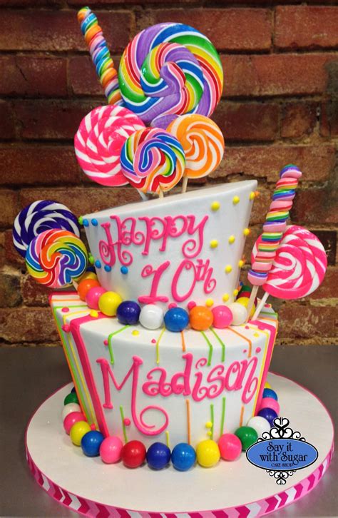 Candy Theme Birthday Party Candy Birthday Cakes Candy Land Theme