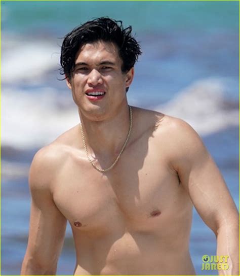 Riverdale S Charles Melton Goes Shirtless At The Beach In Miami Photo