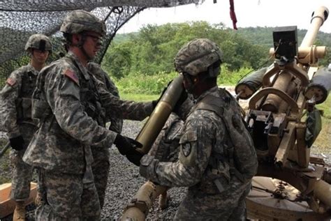 Patriots Demonstrate Field Artillery Operations To West Point Cadets