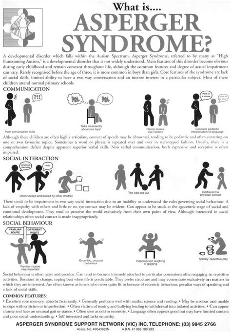 Asperger Syndrome Infograph Aspergers Syndrome Aspergers What Is Aspergers