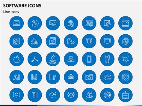 Software Icons Powerpoint Template Sketchbubble
