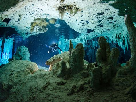 Amazing Underwater Caves Where You Can Swim And Scuba Dive Photos