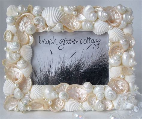 Seashell Picture Frames Seashell Frame Wedding Picture Frames