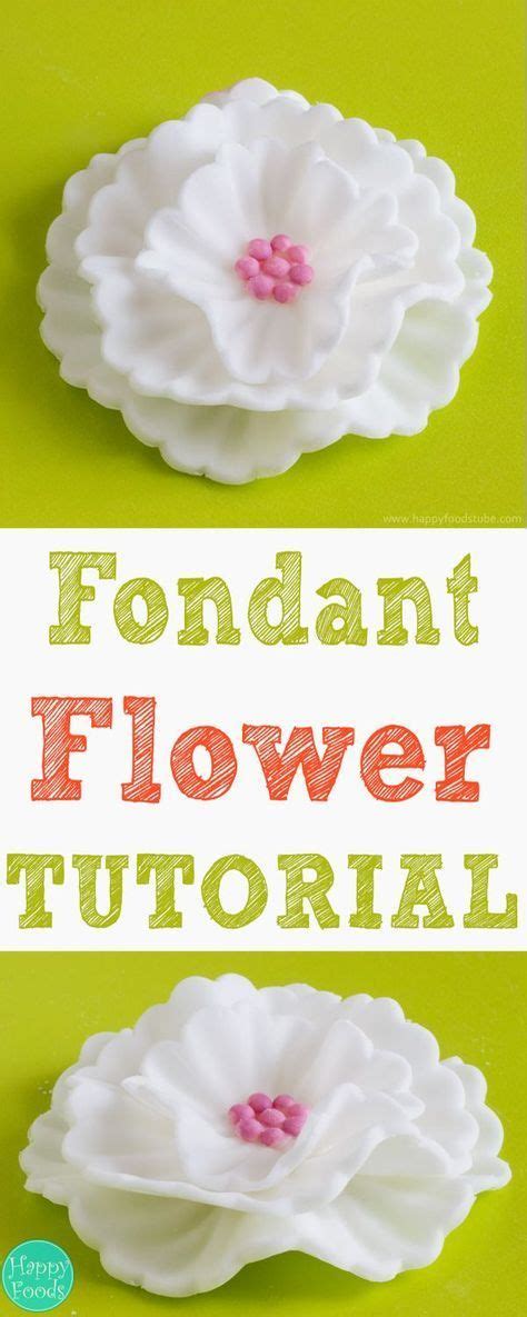 How To Make Fondant Flowers Tutorial Easy Cake Decorating Tutorial