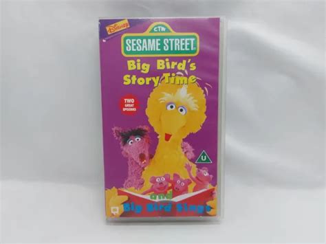 SESAME STREET BIG Bird S Story Time And Big Bird Sings VHS Video 10