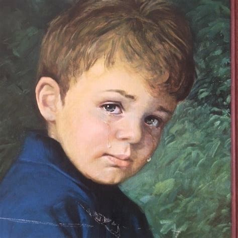 Crying Boy Painting History Including A Forgotten Artist Paranormal