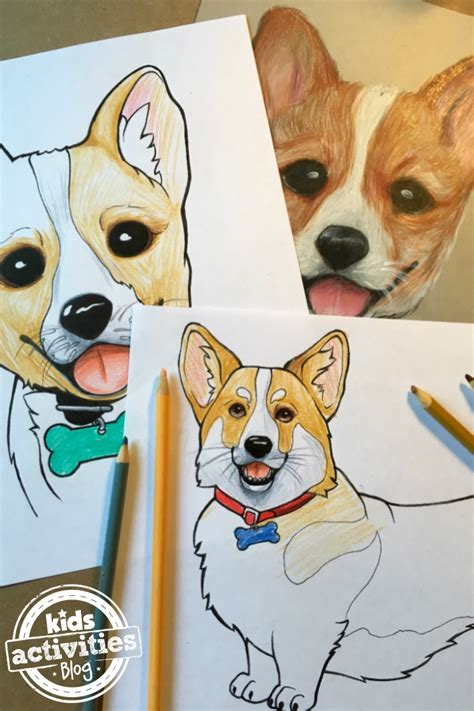 What is a better gift to give your child than a cute little puppy! Cutest Dog, Ever! Corgi Coloring Pages for Kids | Kids ...